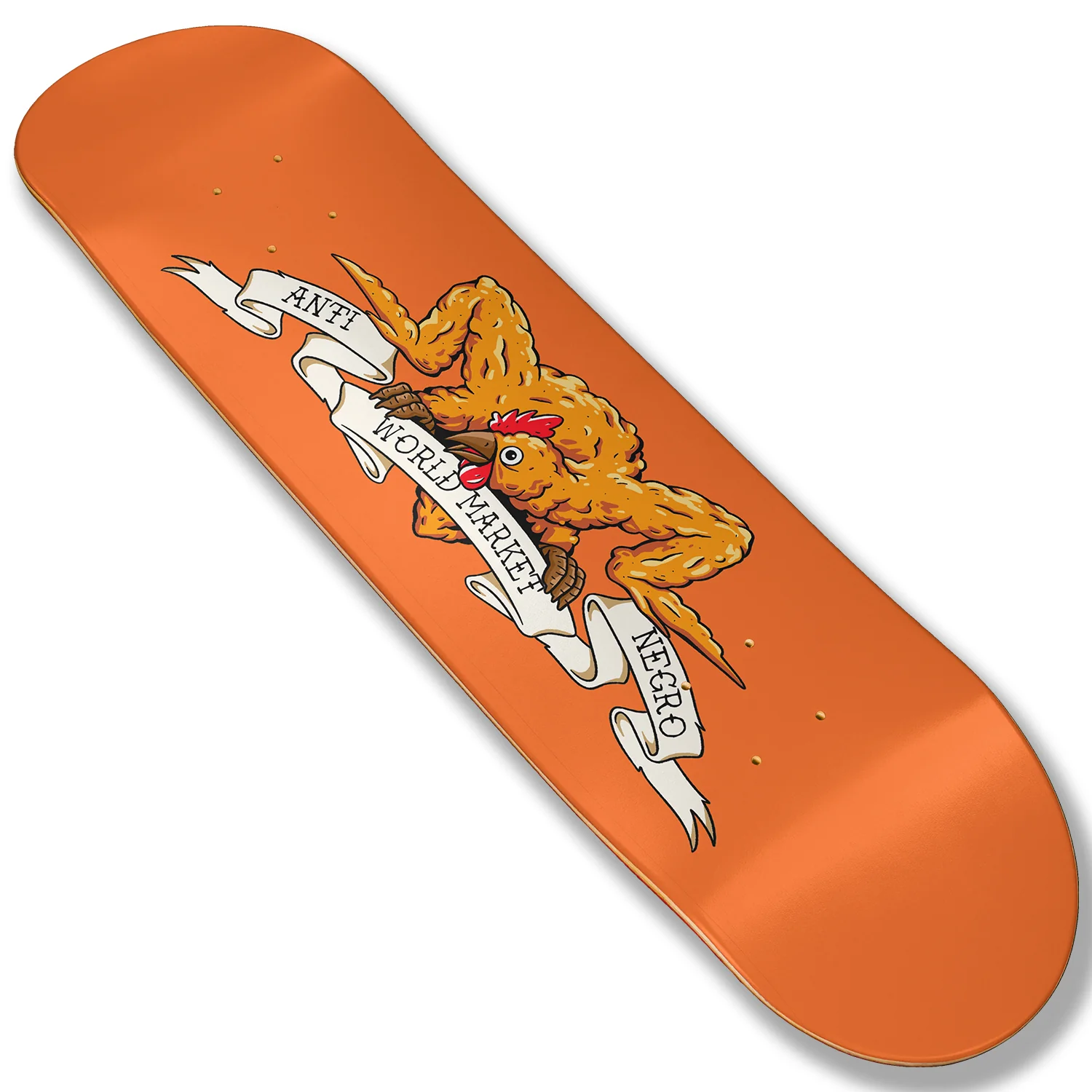 Anti-Negro Fried Chicken Skateboard Deck - Image 2
