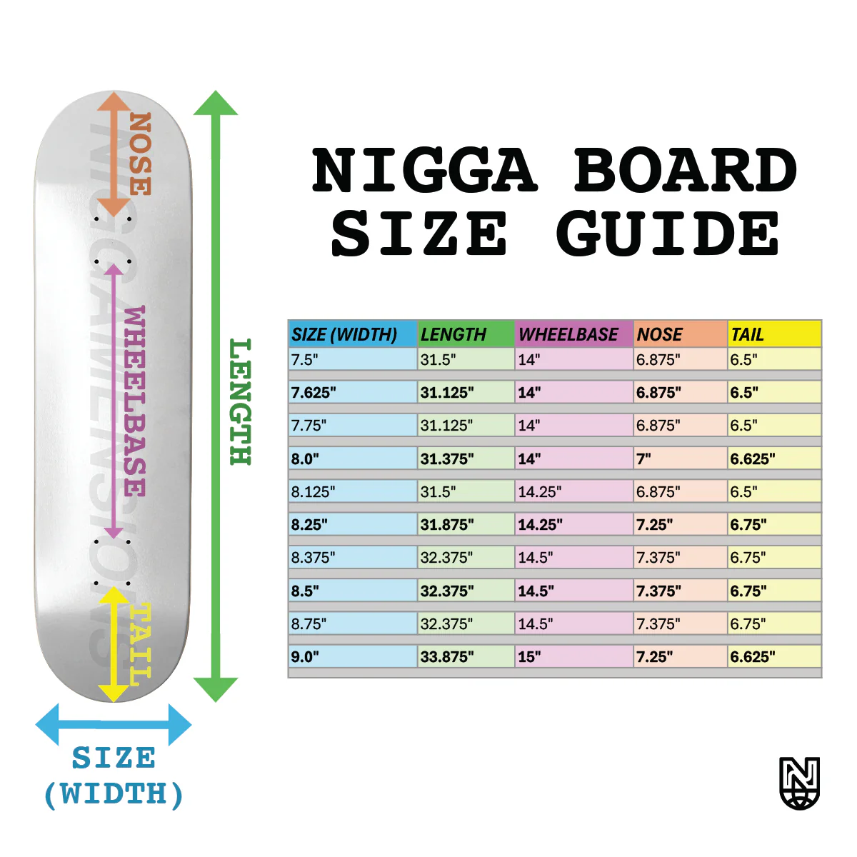 Bone emBOSS Nigga Board - Image 3