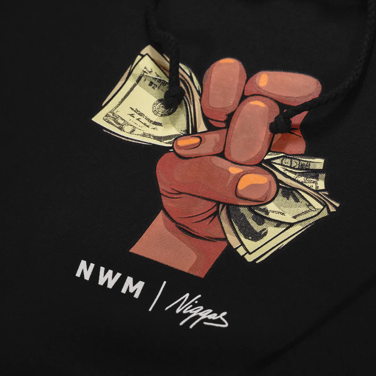 Nigga Grip Hoodie Black - Image 2